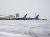 Непогода вносит коррективы в работу аэропорта «Борисполь»