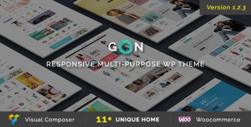 Nulled Gon v1.2.3 - Responsive Multi-Purpose WordPress Theme product cover