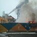В Киеве горит скандальная стройка(фото)