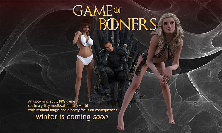 Game of Boners [InProgress, 0.012b] (Lawina / Boner Games) [uncen] [2016, 3DCG, Adventure, Anal, Blowjob, Fantasy, Incest, Monsters, Parody, PRG] [eng]