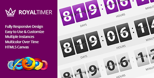 CodeGrape - RoyalTimer Multicolor Countdown Timer (Update: 27 December 16) - 11301