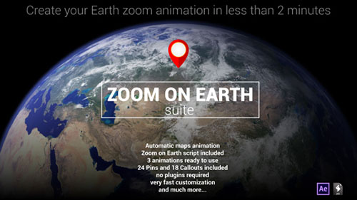 Zoom On Earth Suite - Project for After Effects (Videohive)