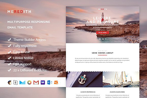 Meredith - Email template + Builder - CM 770047