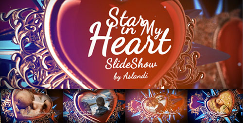 Valentine Day Star in My Heart SlideShow Photo Gallery - Project for After Effects (Videohive)