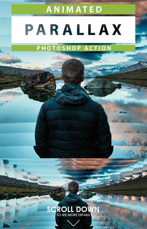 GraphicRiver Animated Parallax Photoshop Action