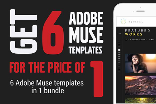 Revival. Muse Templates (6 in 1) - CM 977045