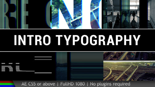 Intro Typography - Project for After Effects (Videohive)