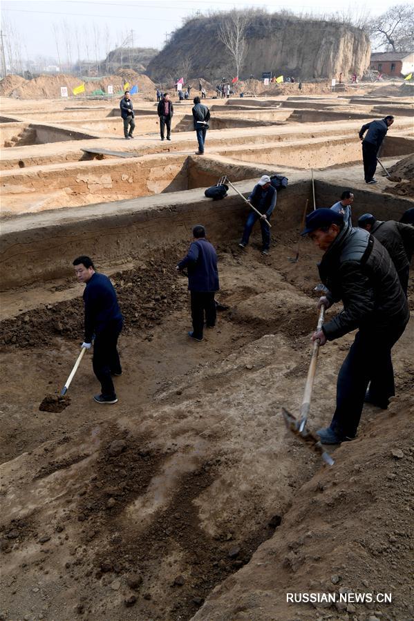В Китае археологи вскрыли крепостные ворота древнего города