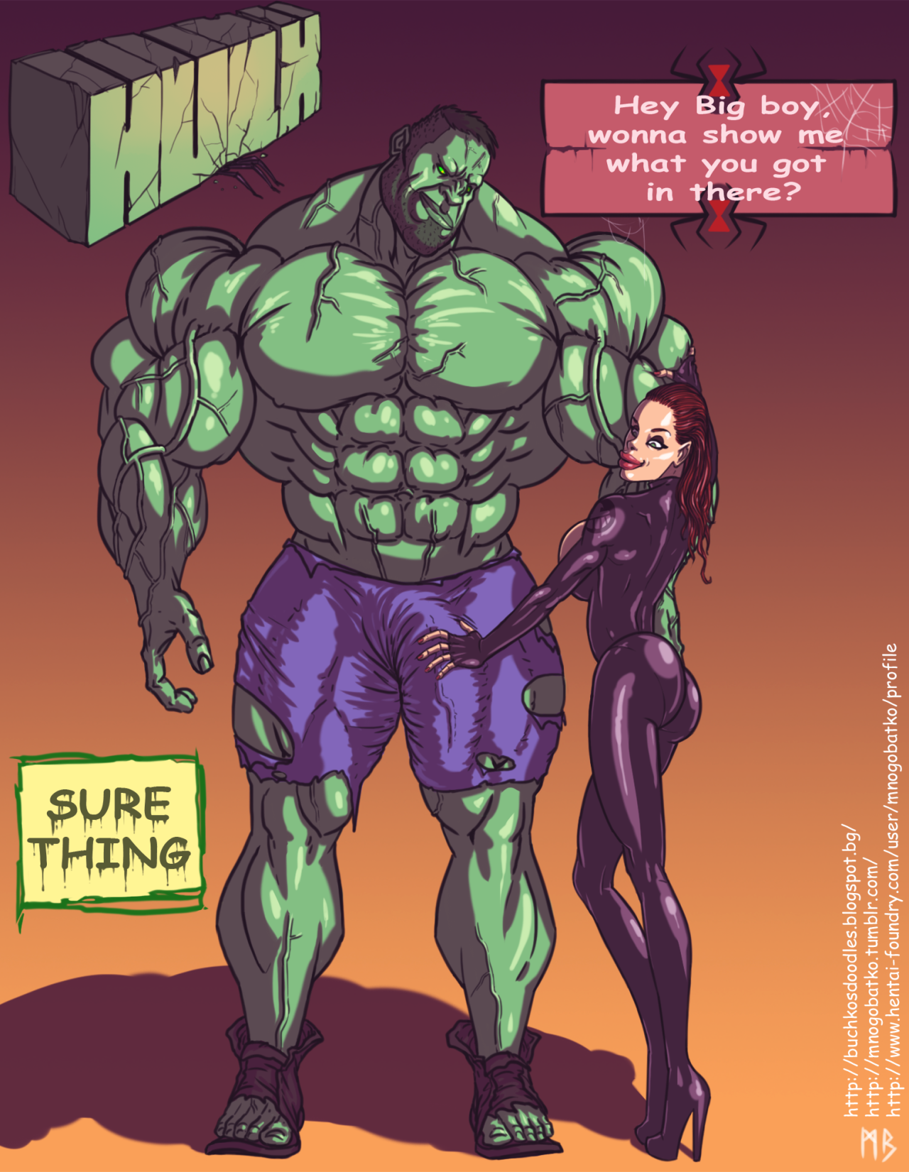 Updated Mnogobatko - Hulk vs Black Widow comic - Ongoing