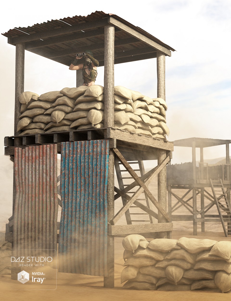 Post-apocalyptic Guard Tower