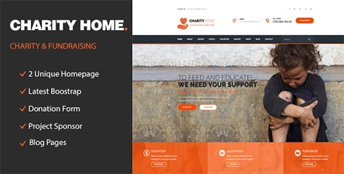 ThemeForest - Charity Home - Responsive HTML Template for Charity & Fund Raising (Update: 13 May 16) - 15408398