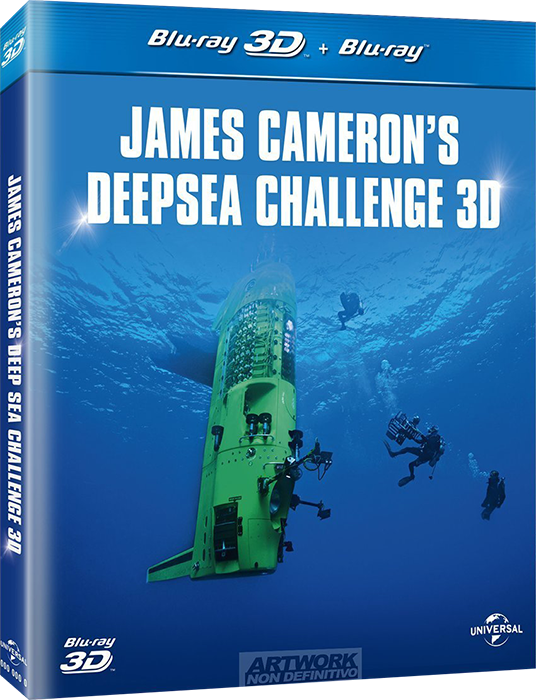 Вызов бездне 3D в 3Д / Deepsea Challenge 3D (Джон Бруно, Рэй Кен, Эндрю Уайт / John Bruno, Ray Quint, Andrew Wight) [2014, Документальный, BDrip] Half OverUnder / Вертикальная анаморфная стереопара