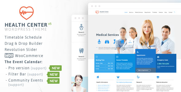 Health Medical Center v16.4 - Responsive Theme - Wordpress