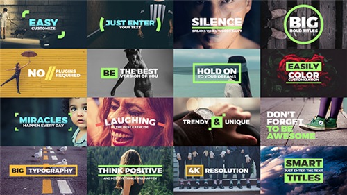 Fresh Titles - Auto-Resizing Animated Typography Text Pack - After Effects Project (Videohive)