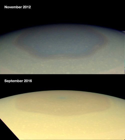 Северный полюс Сатурна