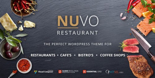 NULLED NUVO v6.0.1 - Restaurant, Cafe & Bistro WordPress Theme  