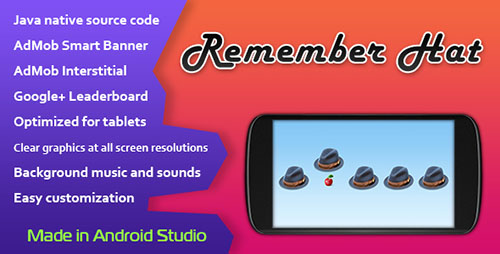 CodeCanyon - Remember Hat v1.0 - Game with AdMob and Leaderboard - 11364481