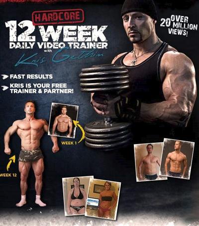 12-Week Hardcore Daily Trainer With Kris Gethin