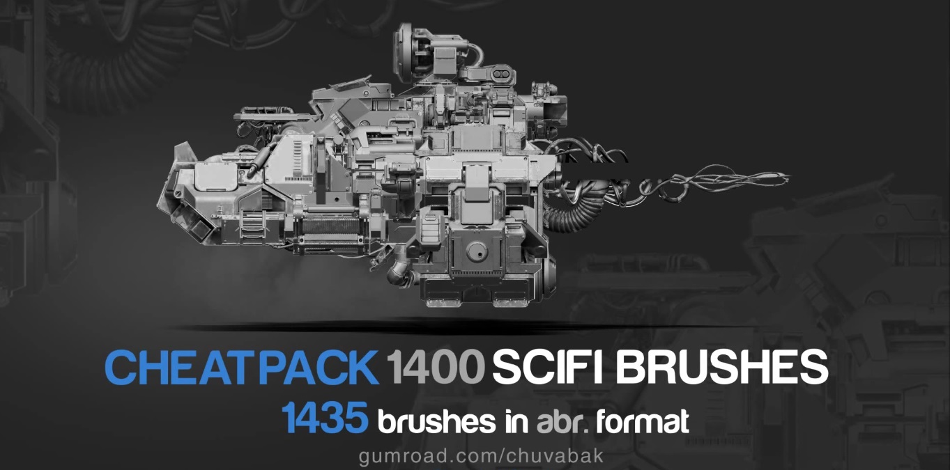 Cheatpack 1400 Sci-Fi Brushes