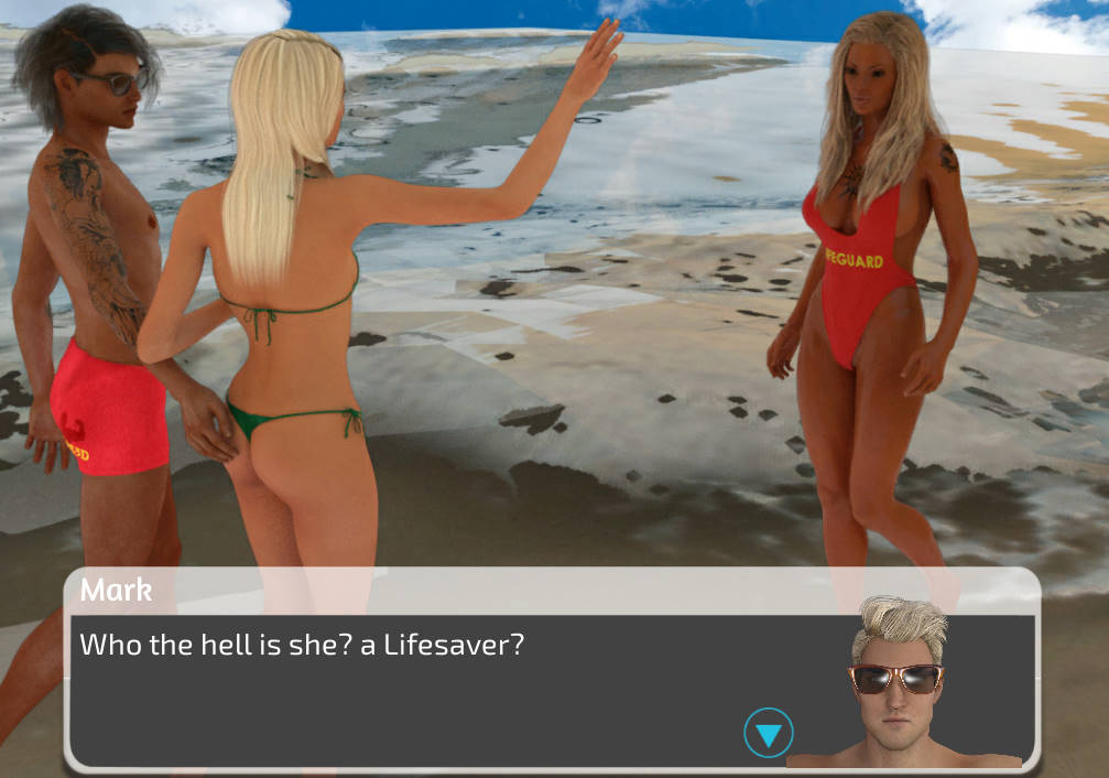 (Adv) Updated The King of the Beach v0.2.5 from Honeygames Threesome