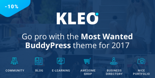 Download Nulled KLEO v4.2 - Next level WordPress Theme cover
