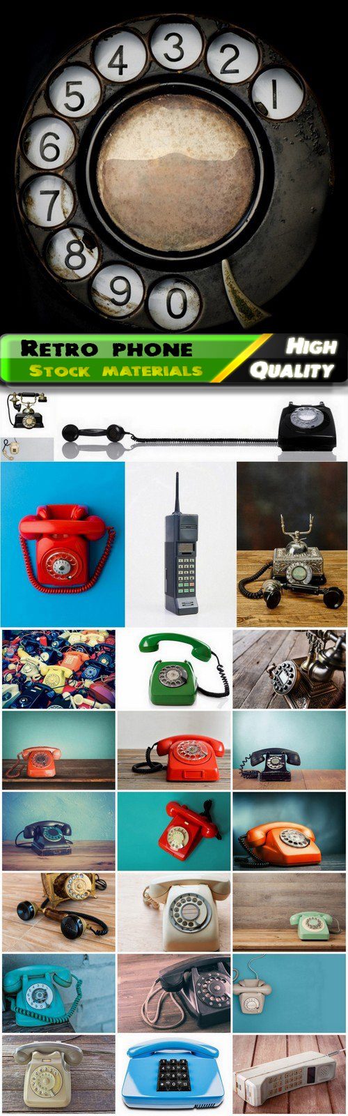 Retro phone communication and mobile satellite connection 25 Eps