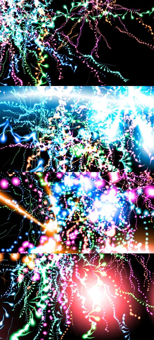 Super Crazy Colorful Particle Array