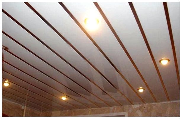 потолок реечный алюминиевый албес