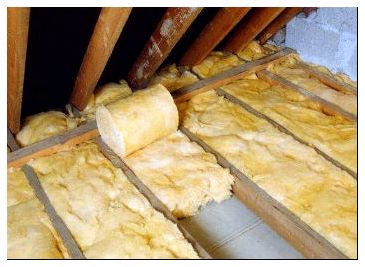 Применение рулонов минваты для наружного утепления потолка