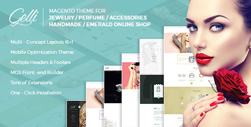 ThemeForest - Gelli v1.0.8 - Magento 2&1 Theme for Jewelry / Perfume / Accessories Online Shop - 17956110