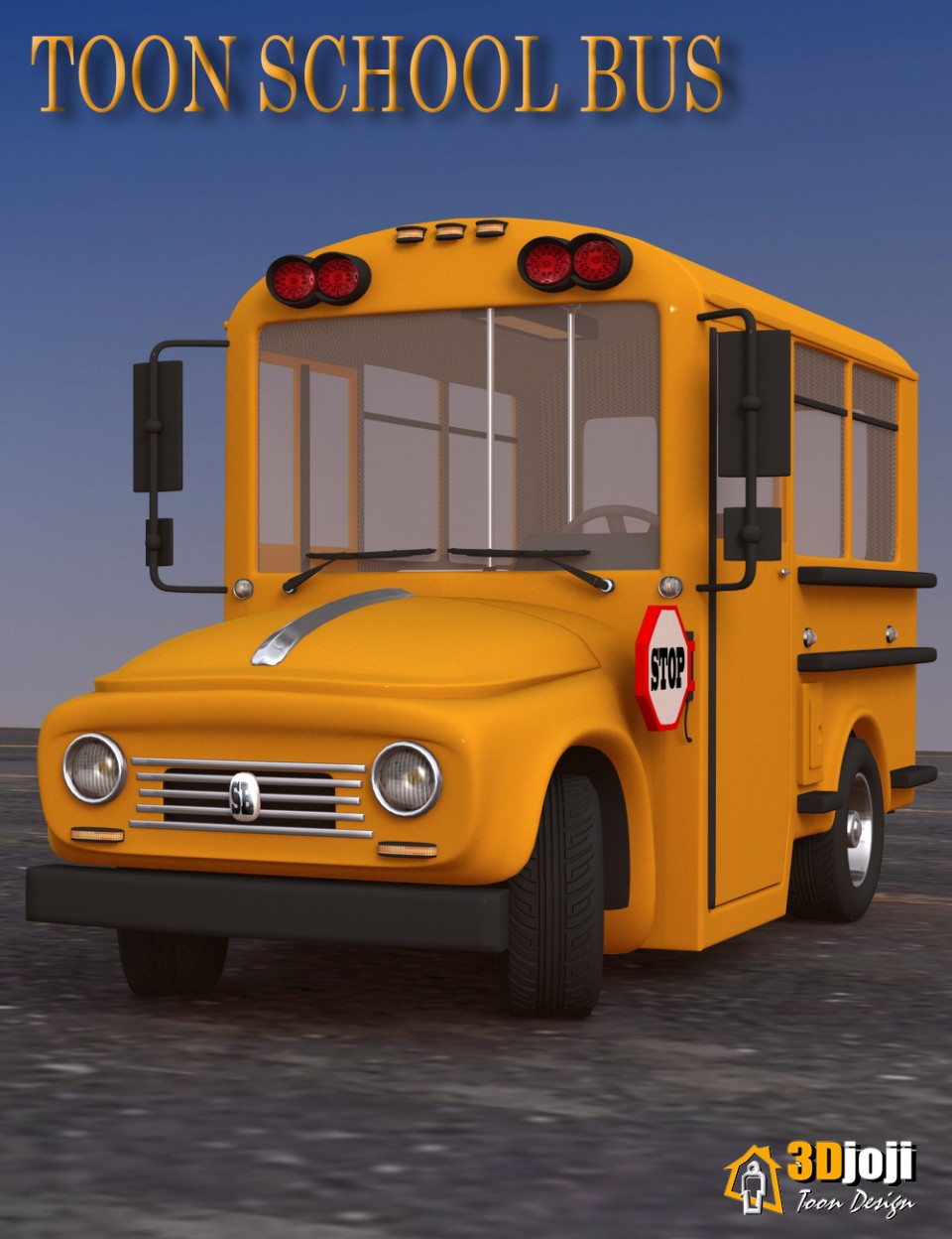 Toon School Bus
