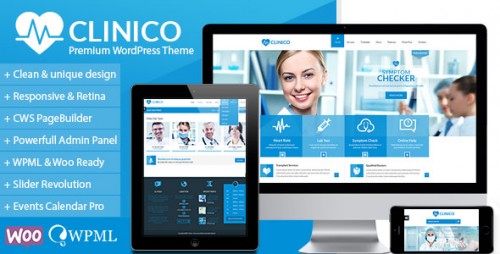 [NULLED] Clinico v1.6.8 - Premium Medical and Health Theme product picture