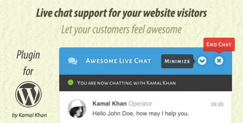 [GET] Nulled Awesome Live Chat 1.3.10 - WordPress Plugin image