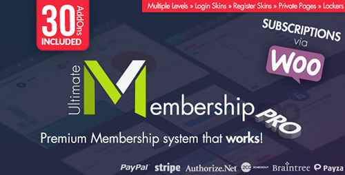 CodeCanyon - Ultimate Membership Pro WordPress Plugin v5.7 - 12159253