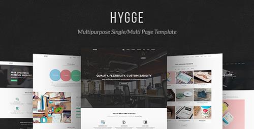 ThemeForest - Hygge v1.0.4 - Multipurpose Single/Multi Page Template - 12245386