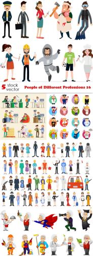 Vectors - People of Different Professions 16