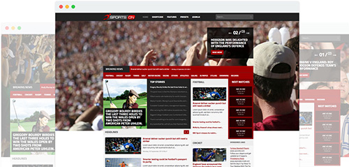 JoomShaper - SportsOn v1.4 - Mega Sports Template for Joomla