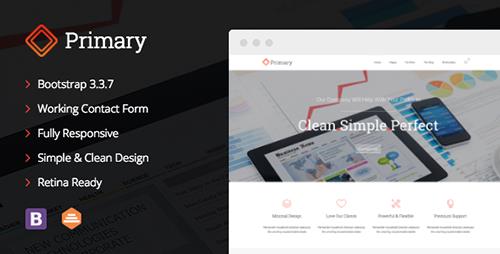 ThemeForest - Primary v1.0.5 - Business HTML/CSS Template - 11810558