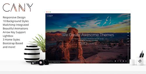 ThemeForest - Cany v2.1.0 - Responsive Coming Soon Template - 12057698