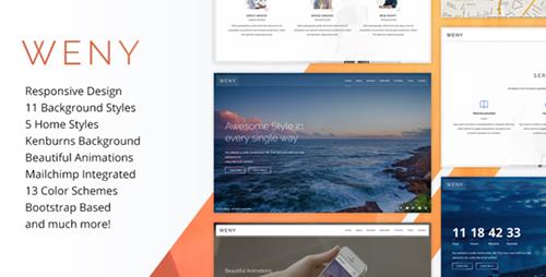 ThemeForest - Weny v1.4 - Responsive Coming Soon Template - 15109267
