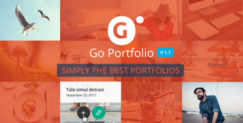 Nulled Go Portfolio v1.7 - WordPress Responsive Portfolio cover