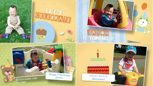 Birthday Wishes for Kids - Project for After Effects