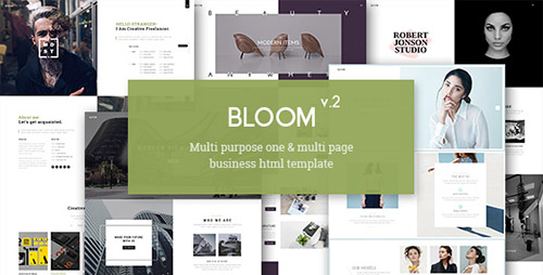 ThemeForest - Bloom v2.0 - One & Multi Page Business HTML Template - 17603004