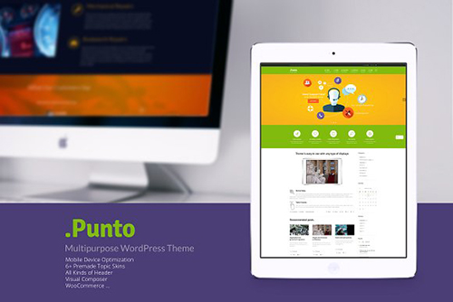 Punto v3.3 - Multipurpose WordPress Theme - CM 736459