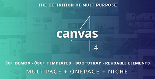 ThemeForest - Canvas v4.4 - The Multi-Purpose HTML5 Template - 9228123