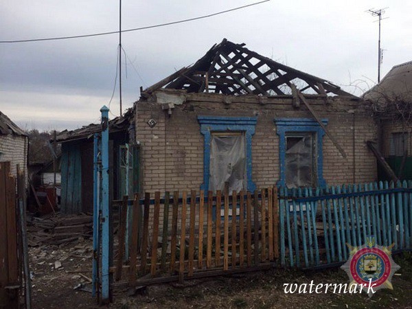 В Авдеевке вследствие обстрела боевиков повреждены восемь домов(фото)