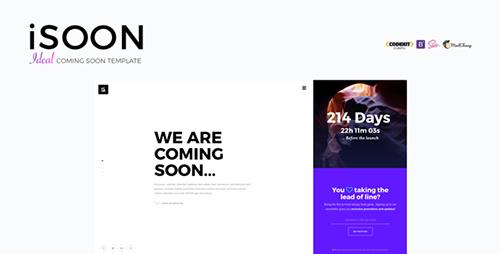 ThemeForest - iSOON - Ideal Coming Soon Template (Update: 16 April 17) - 19669492
