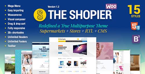 ThemeForest - Shopier v1.4.0 - Responsive Multipurpose WordPress WooCommerce Theme - 15041162