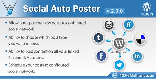 CodeCanyon - Social Auto Poster v2.3.0 - WordPress Plugin - 5754169