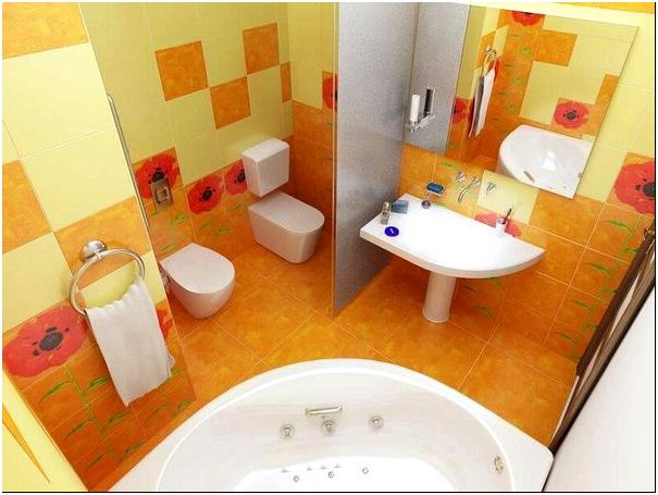 Фото — 3 Дизайн маленькой ванной комнаты совмещенной с туалетом